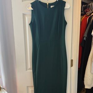 Calvin Klein Dark Green Midi Dress
